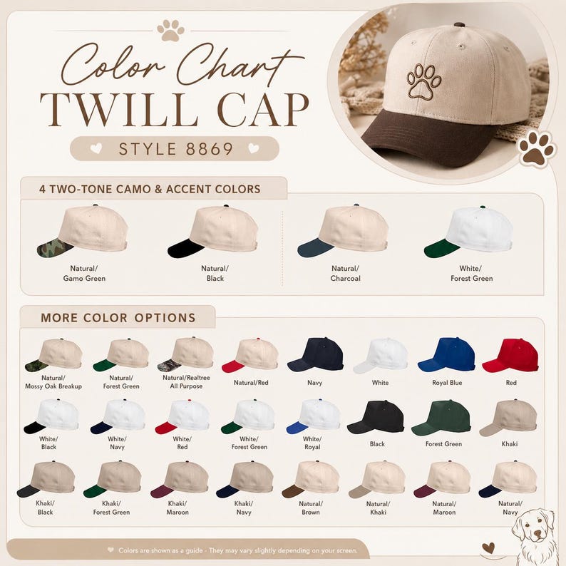 Custom Embroidered Pet Portrait Baseball Cap
