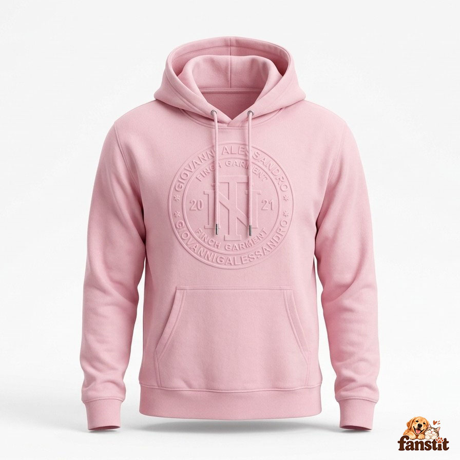 Custom Embossed Crest Pullover Hoodie