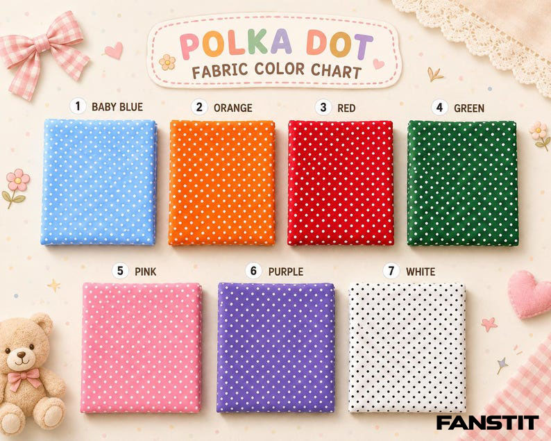 Custom Polka Dot Appliqué Sweatshirt