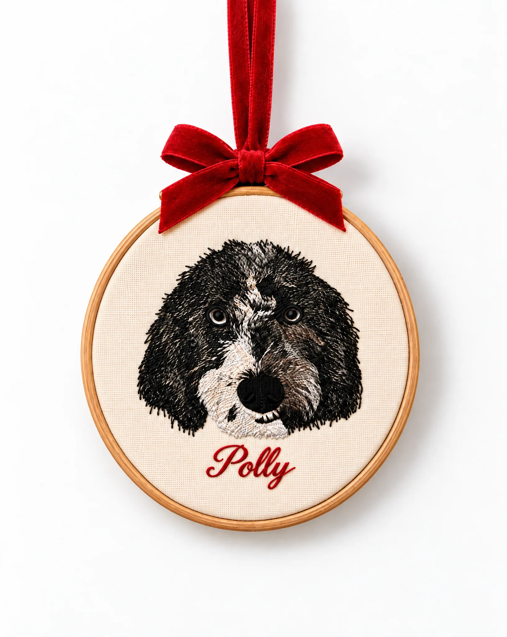 Custom Embroidered Pet Ornament