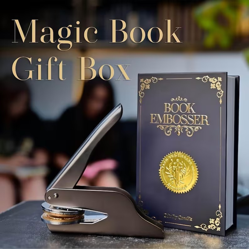 Custom Book Embosser, Upload Your Own Design
