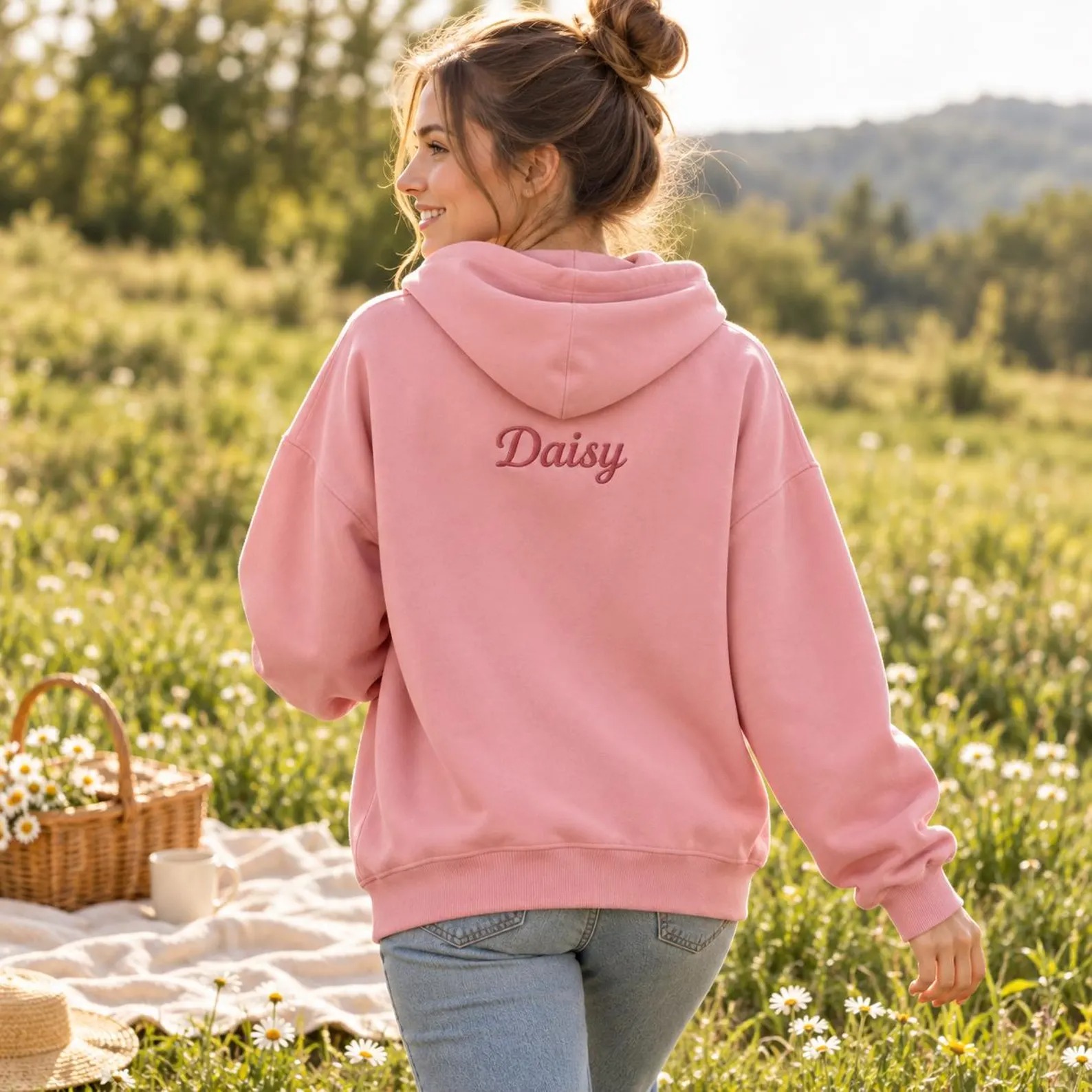 Personalized Pet Pouch Hoodie with Name Embroidery