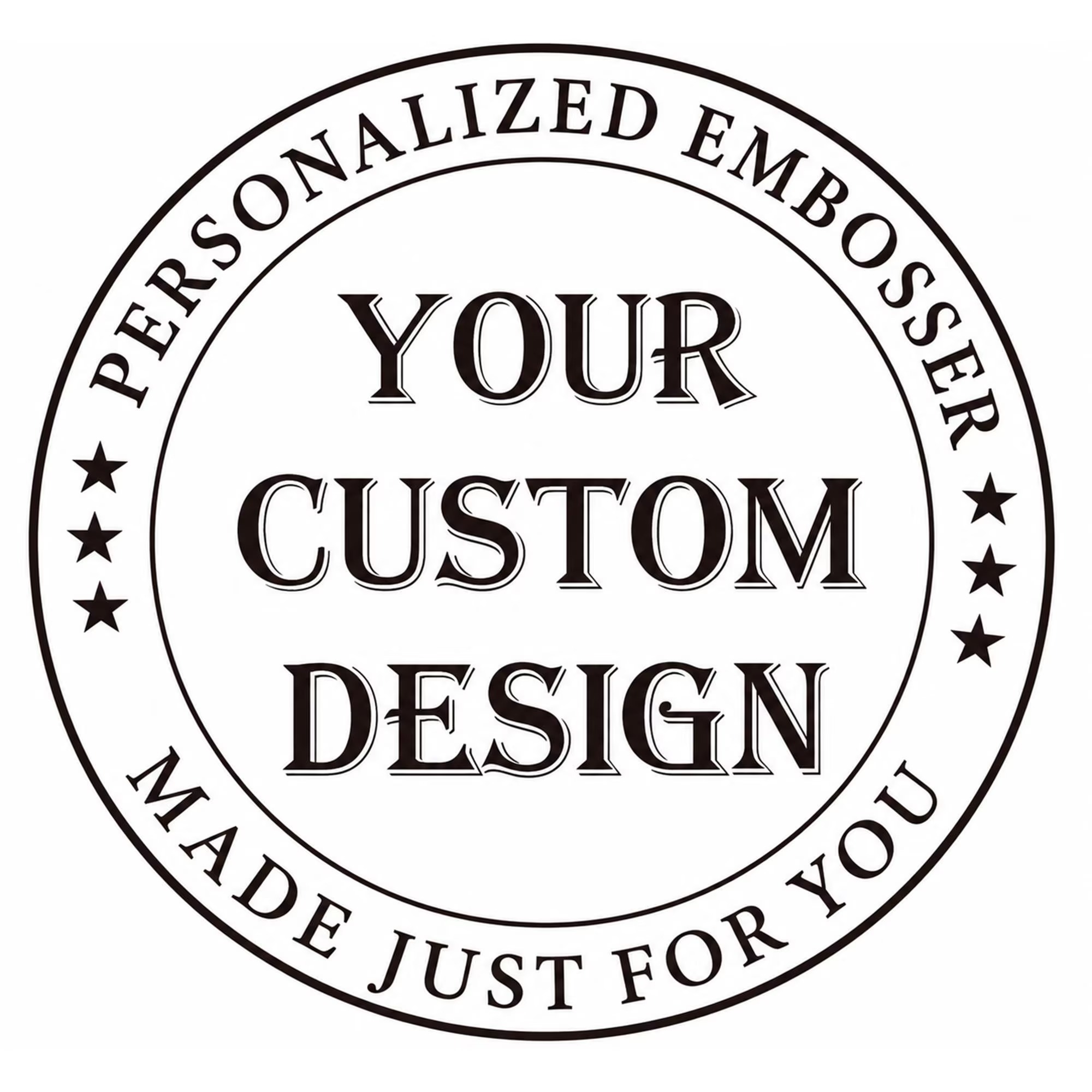 Custom Book Embosser, Upload Your Own Design