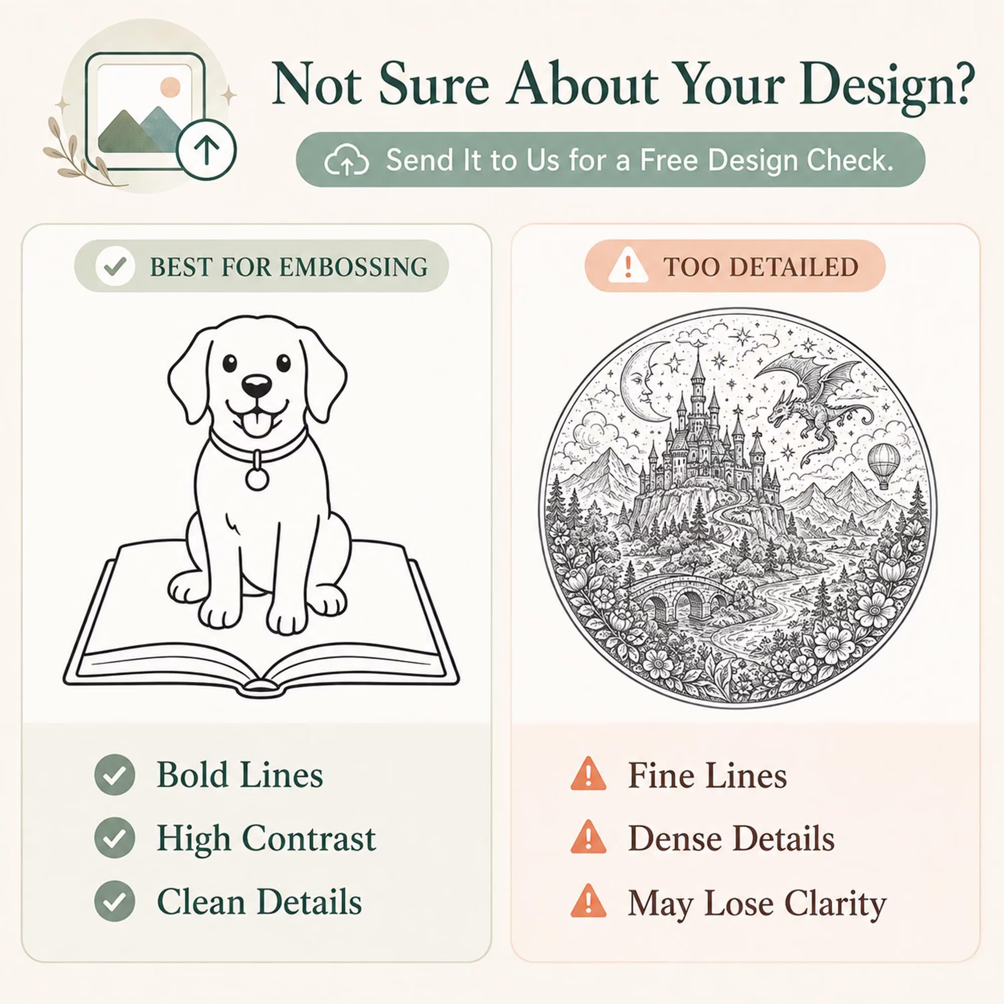 Custom Book Embosser, Upload Your Own Design