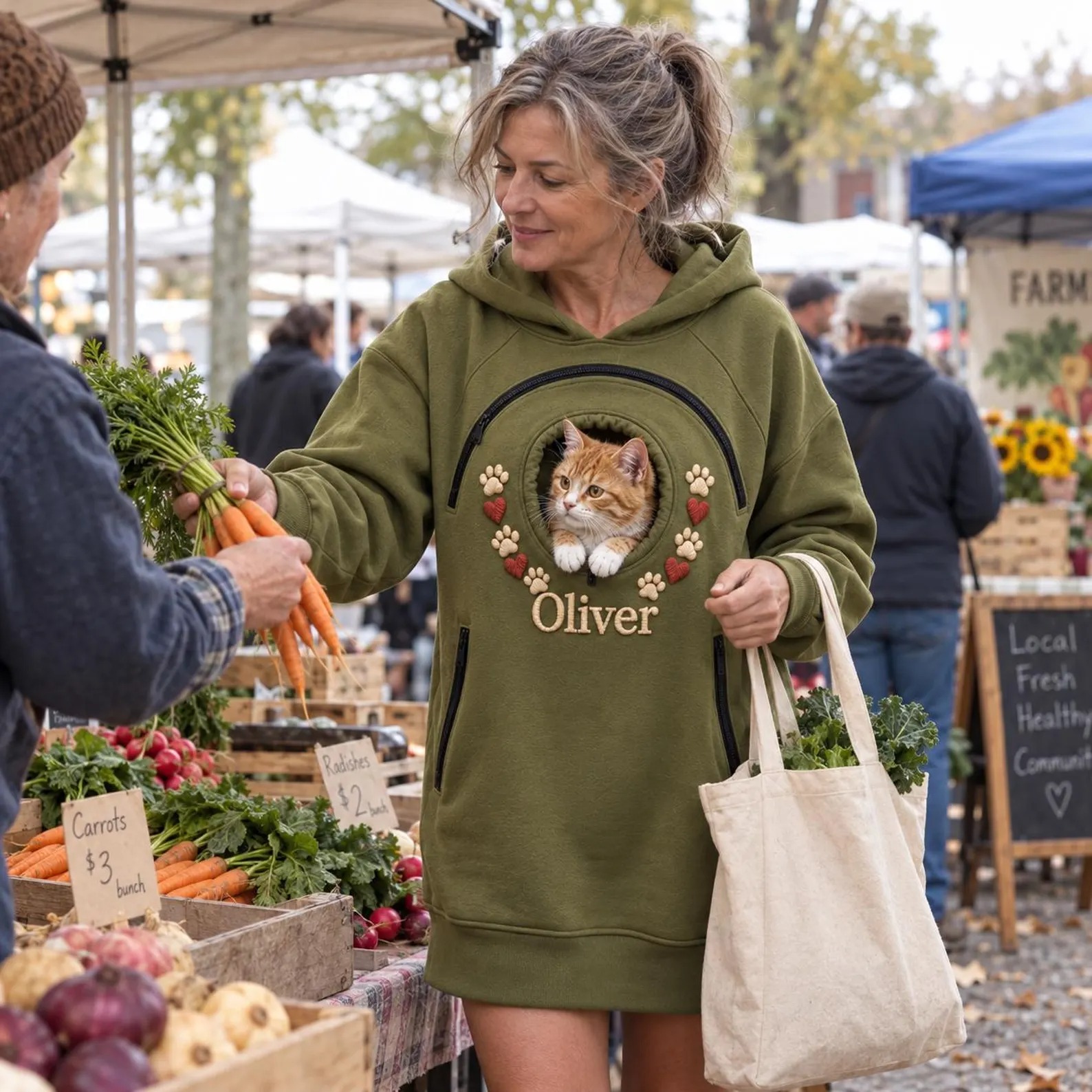 Personalized Pet Pouch Hoodie