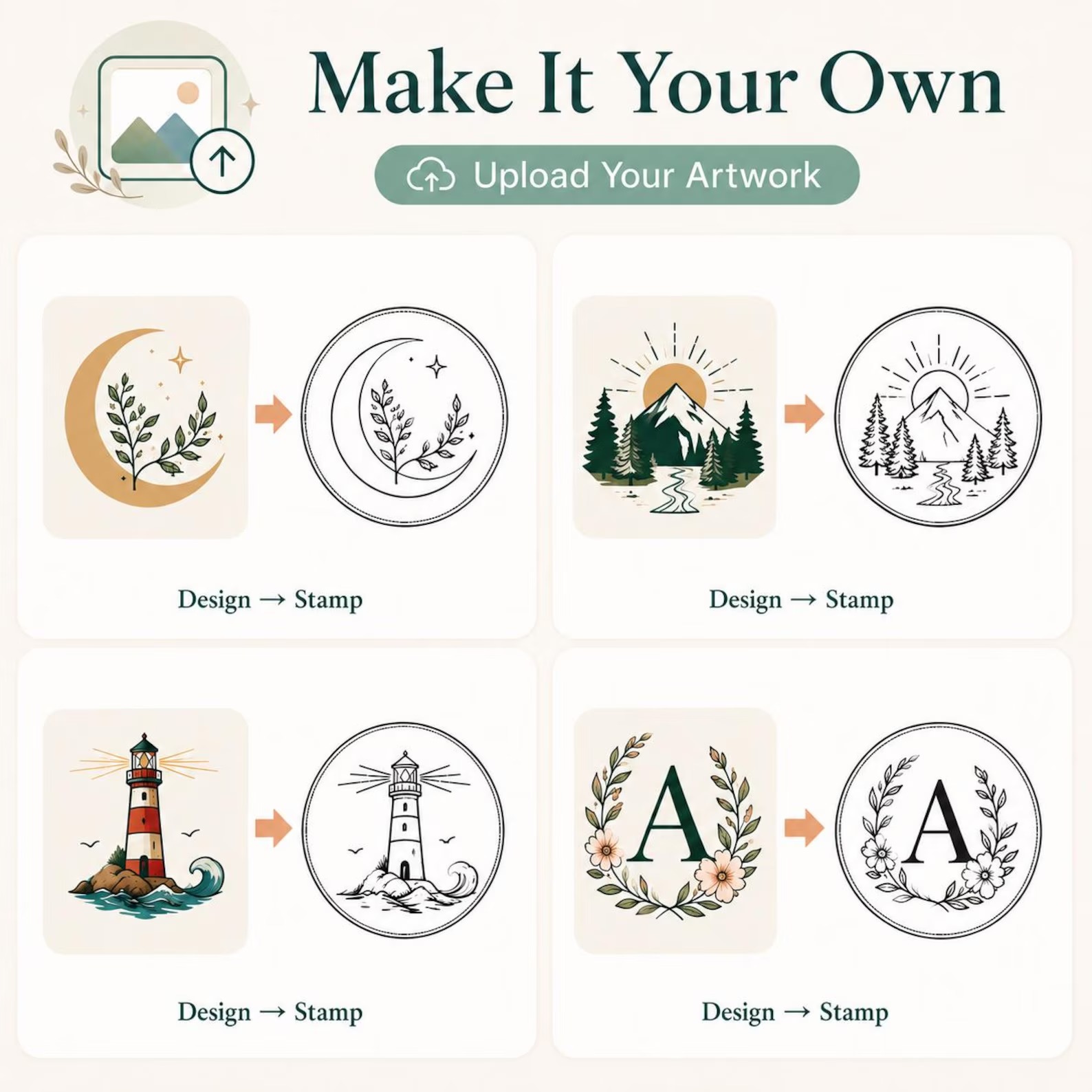 Custom Book Embosser, Upload Your Own Design