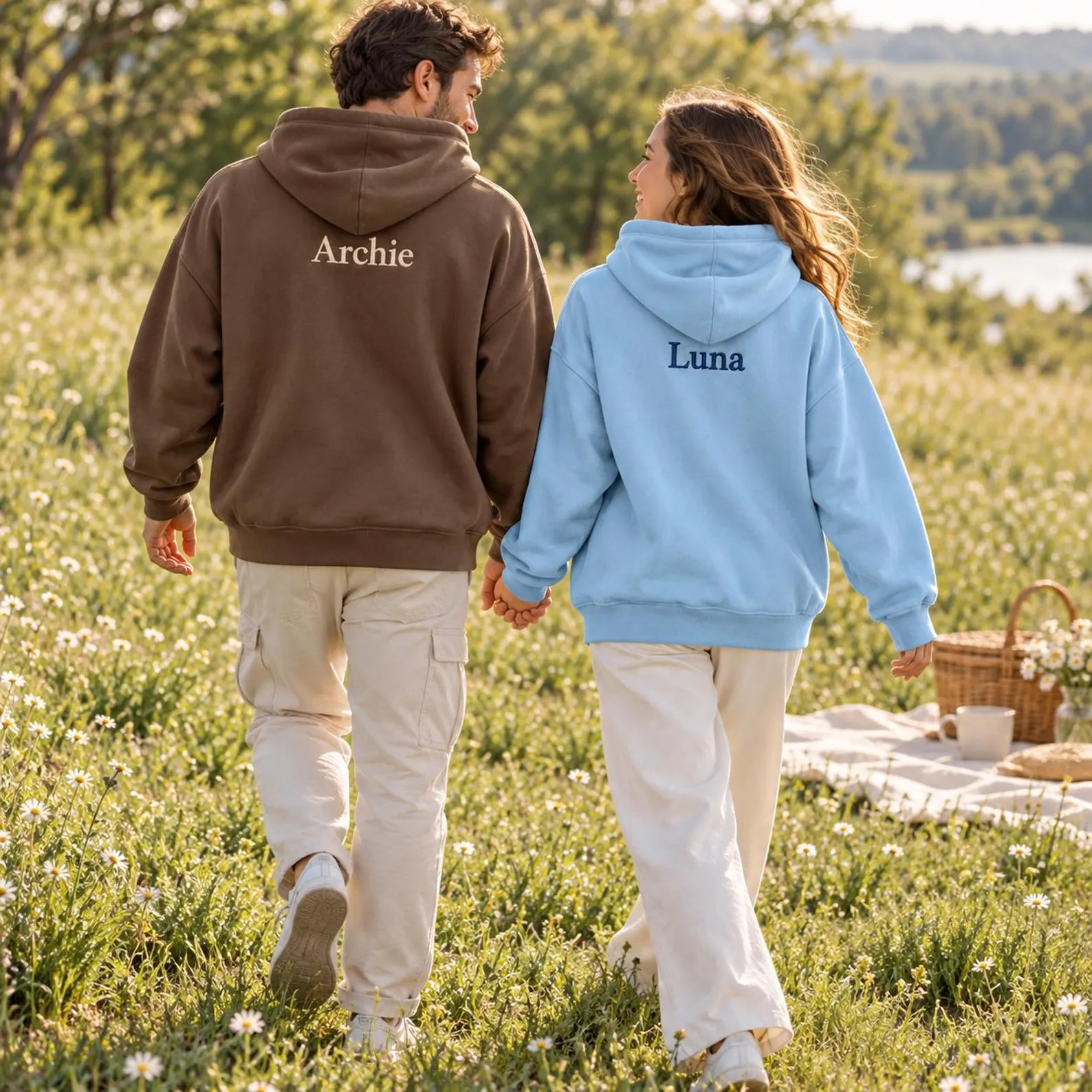 Personalized Pet Pouch Hoodie with Name Embroidery