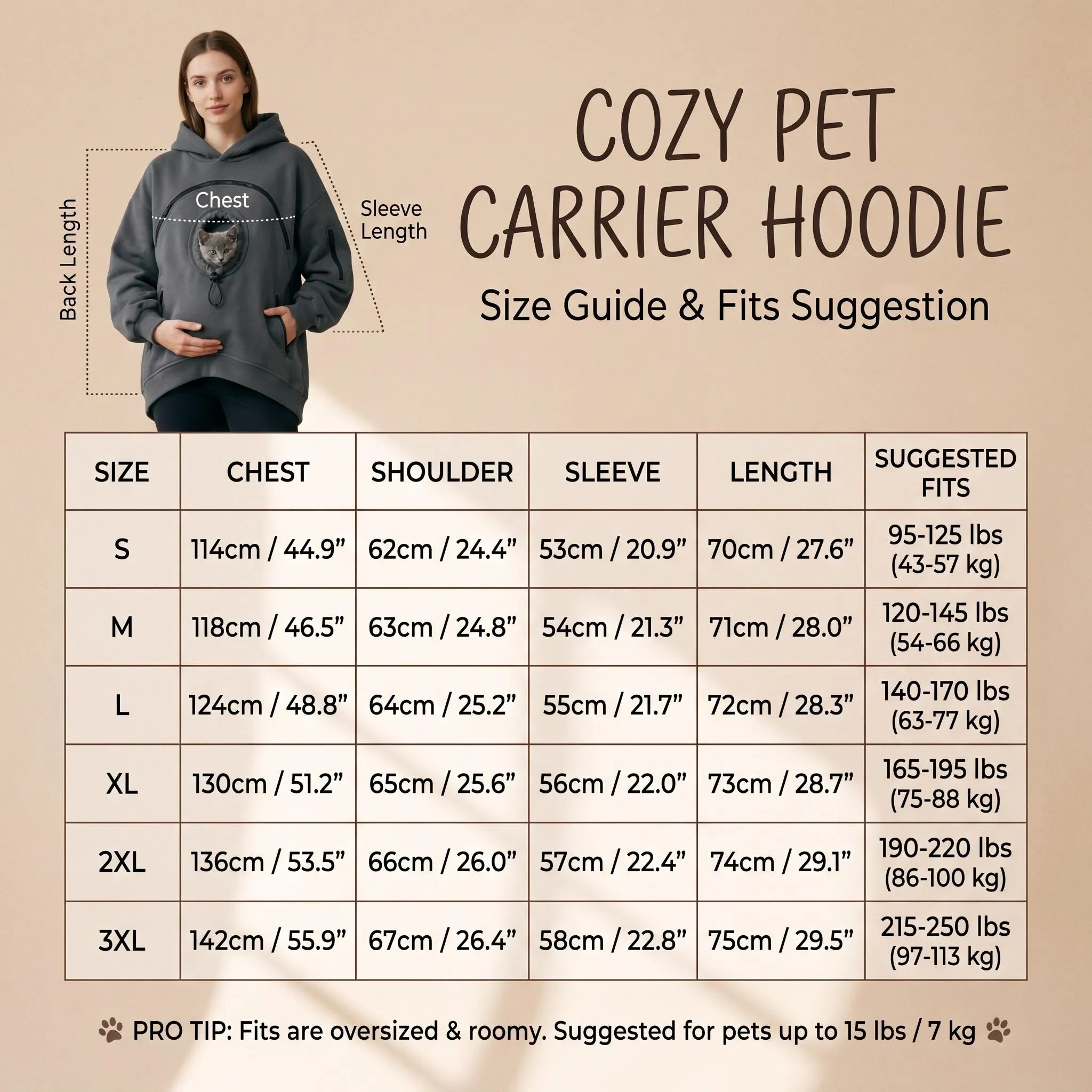 Custom Retro Wool Felt  Pet Name Carrier Hoodie 