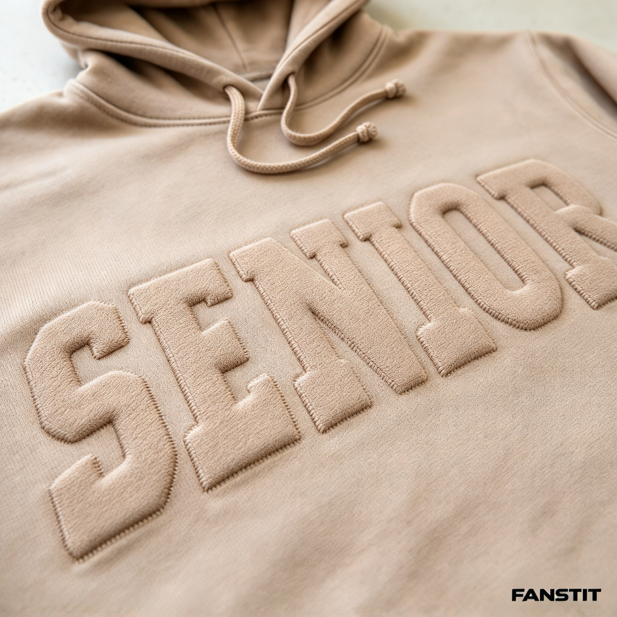Custom Embossed Text Crewneck Sweatshirt