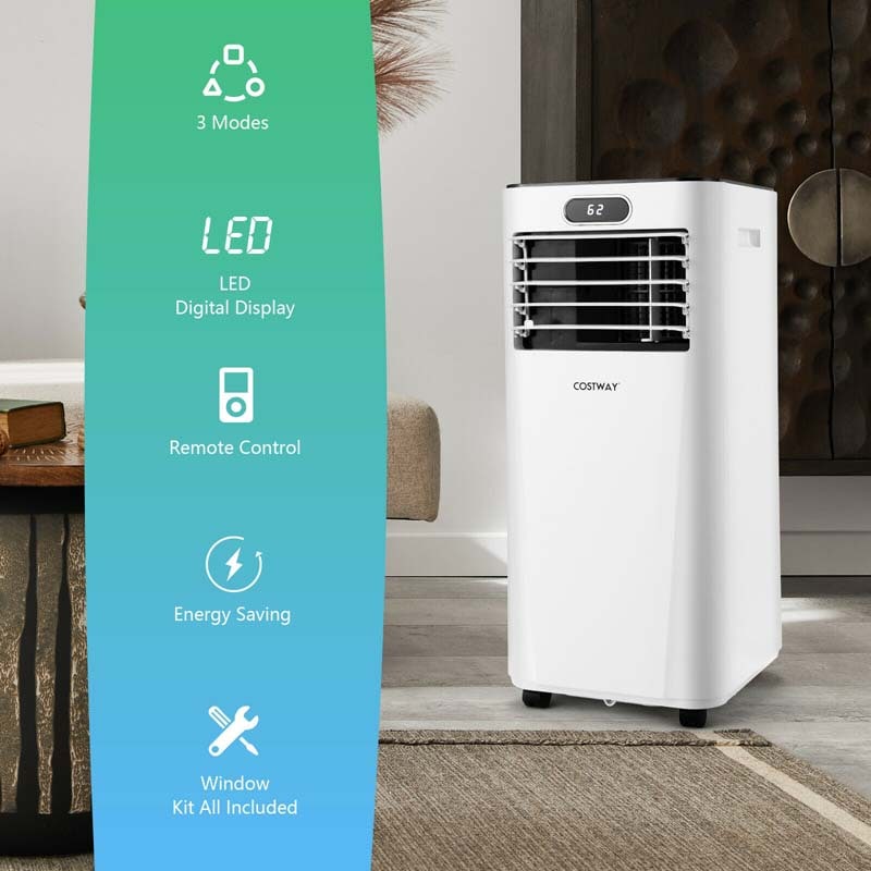 Eletriclife 10000 BTU Portable Air Conditioner with Remote Control