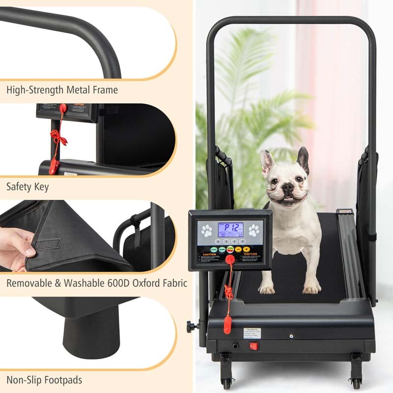 Eletriclife Dog Treadmill for Small/Medium Dogs Indoors Pet Running Training Machine