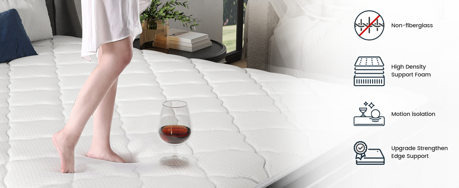 comfortable mattress 10 in queen size