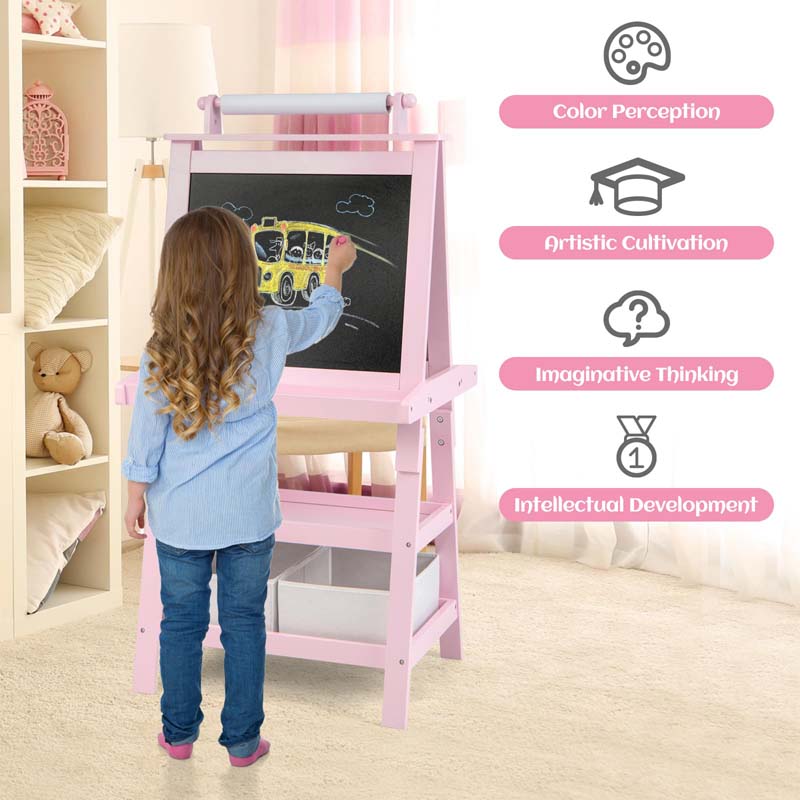 Eletriclife 3-in-1 Double-Sided Storage Art Easel