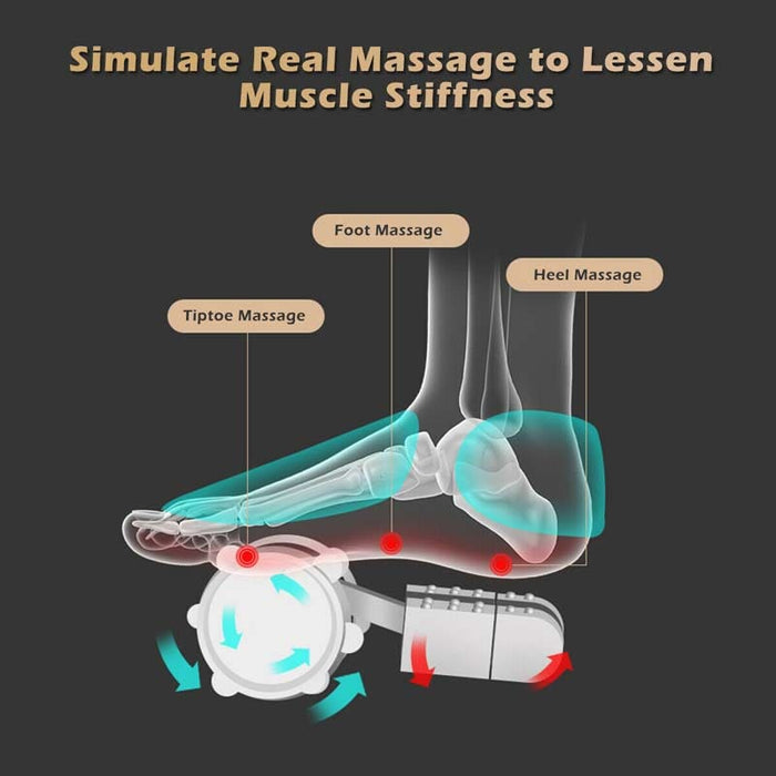 Eletriclife Shiatsu Foot Calf Massager with Heat and Remote Control