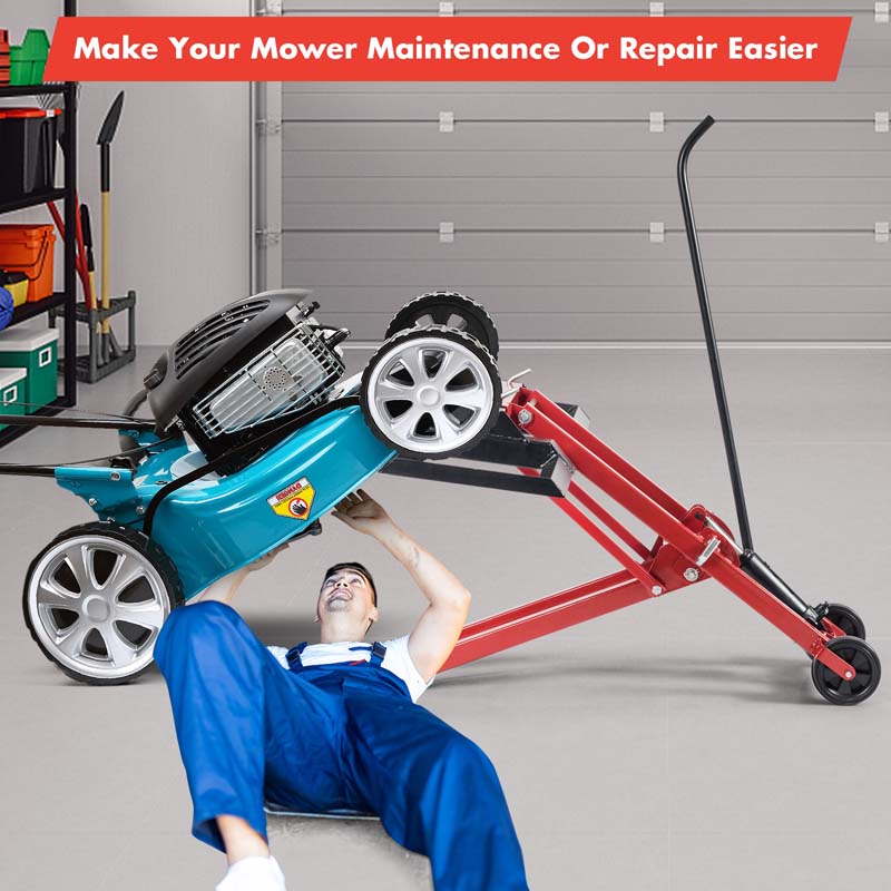 Eletriclife Hydraulic Lawnmower Lift Jack for Tractors and Zero Turn Riding Lawn Mowers