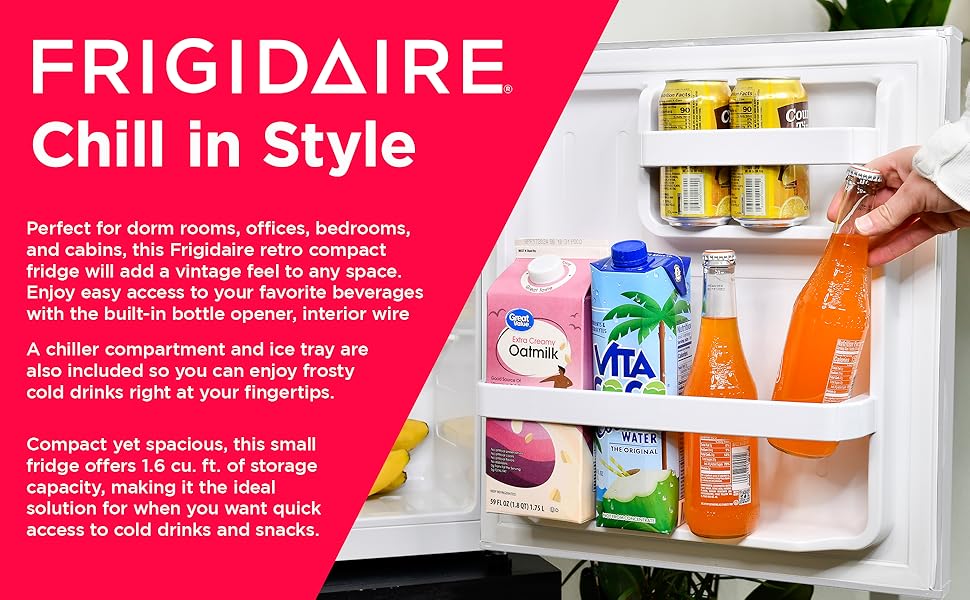 Frigidaire retro compact fridge small fridge