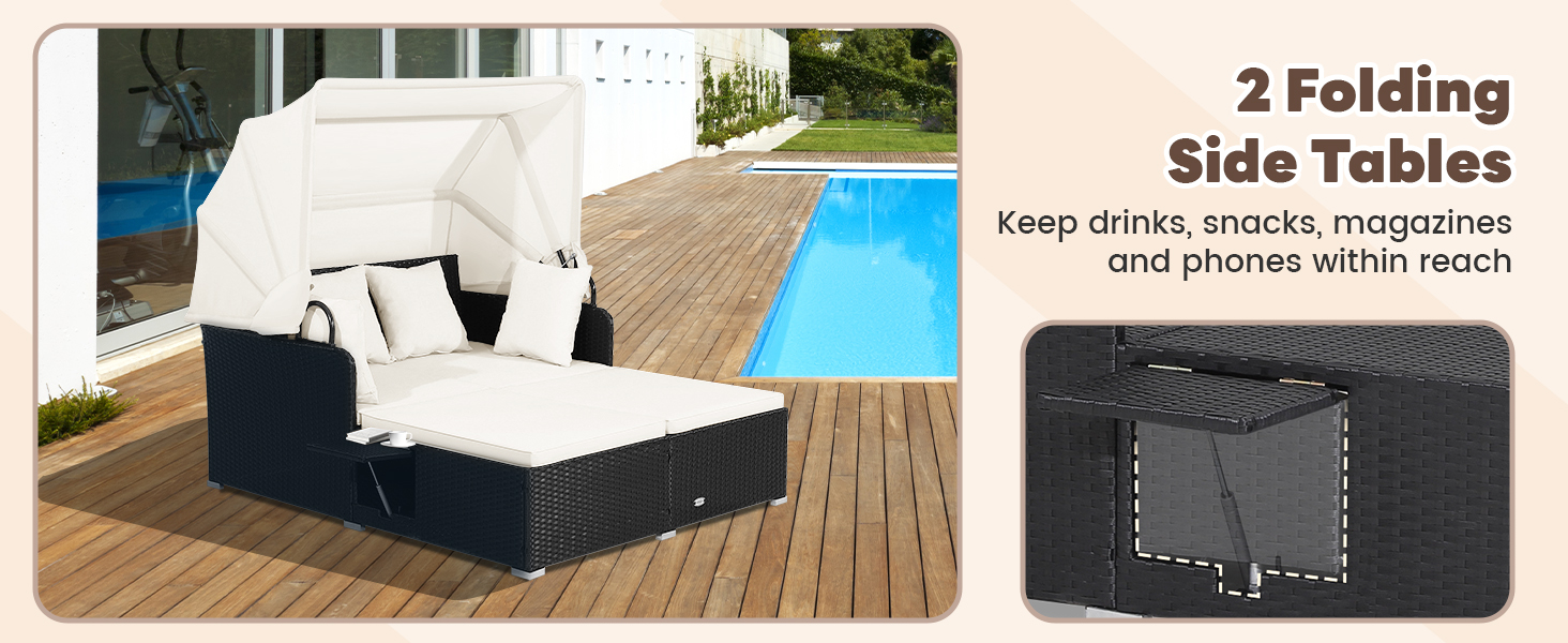 sunbed for poolside