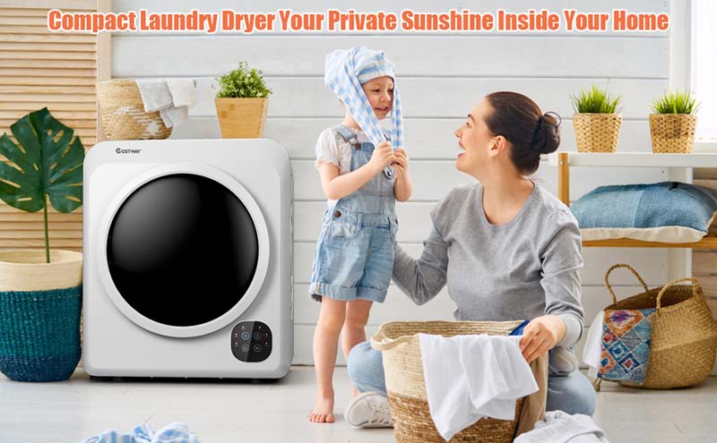 Eletriclife 1700W 13.2 lbs Electric Laundry Dryer