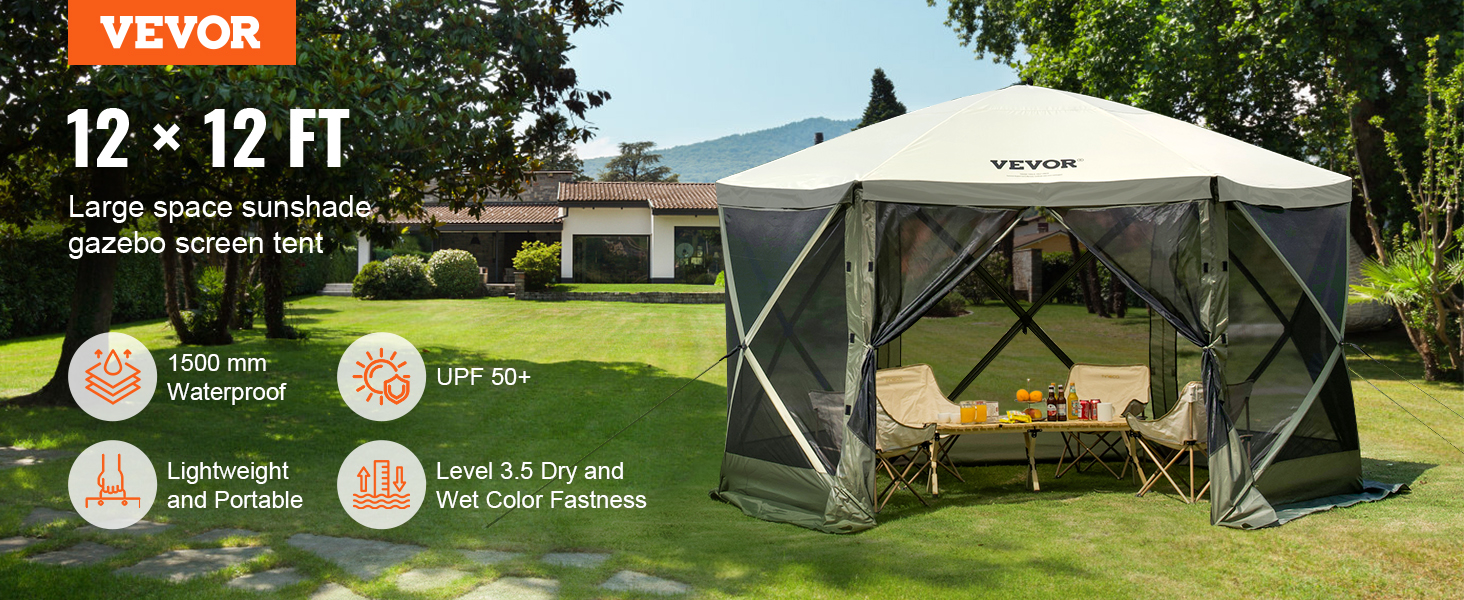 clam quick set pavilion screen tent camping gazebo screen tent