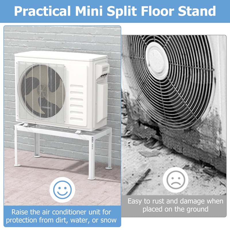 Eletriclife Mini Split Ground Stand for 9000-36000 BTU Ductless Air Conditioner