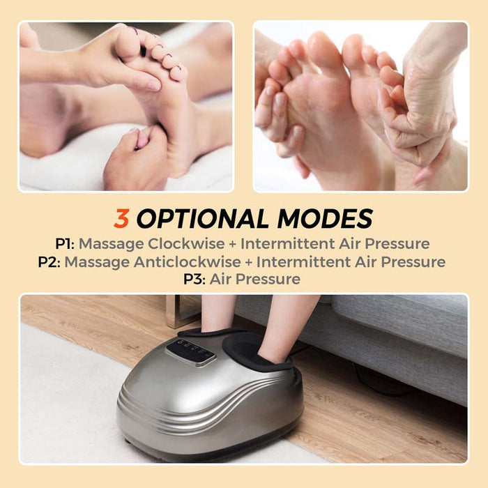 Eletriclife Shiatsu Foot Massager Machine with Deep Kneading