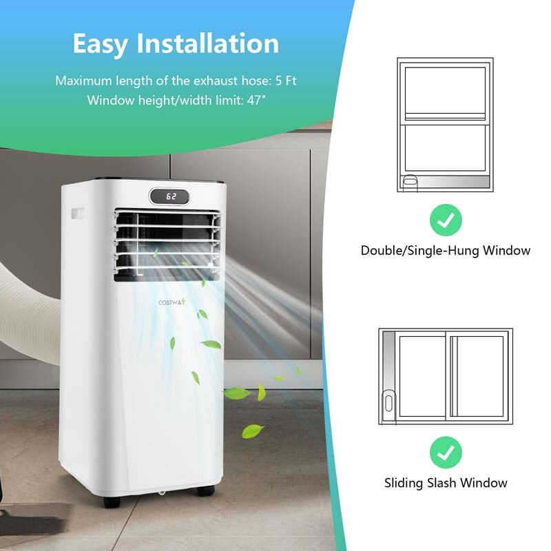 Eletriclife 10000 BTU Portable Air Conditioner with Remote Control