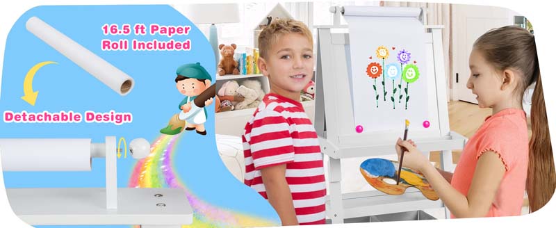 Eletriclife 3-in-1 Double-Sided Storage Art Easel