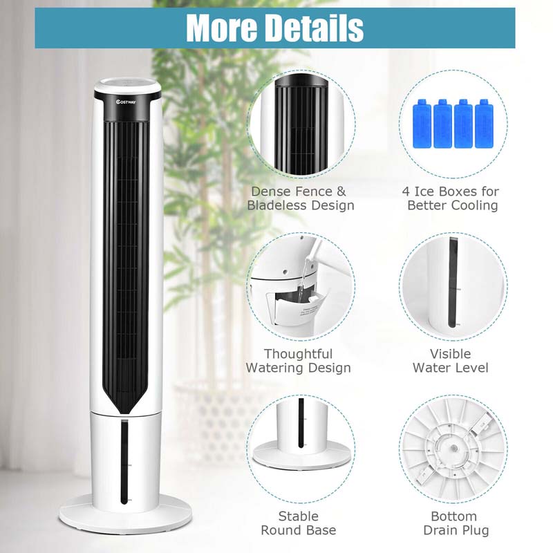 Eletriclife 41 Inches Evaporative Air Cooler with 3 Modes and 3 Speeds
