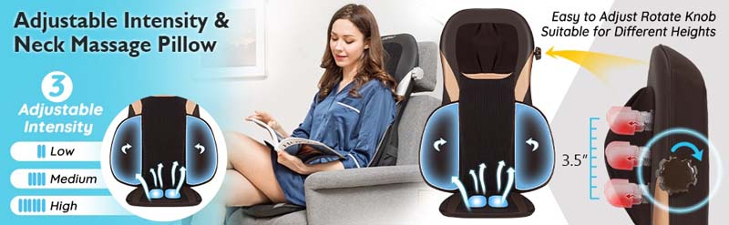 Eletriclife Shiatsu Massage with Heat Massage Chair