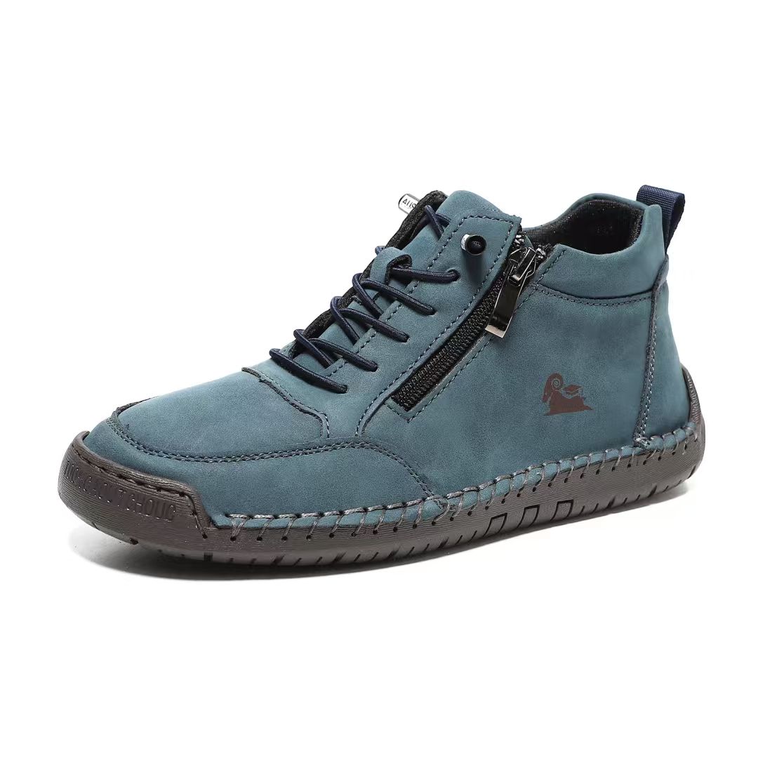 ⏰Last day: 50% off!🔥 Unisex orthopedic calfskin leather shoes👞 Durable, non-slip | Waterproof | Arch support | Pain relief