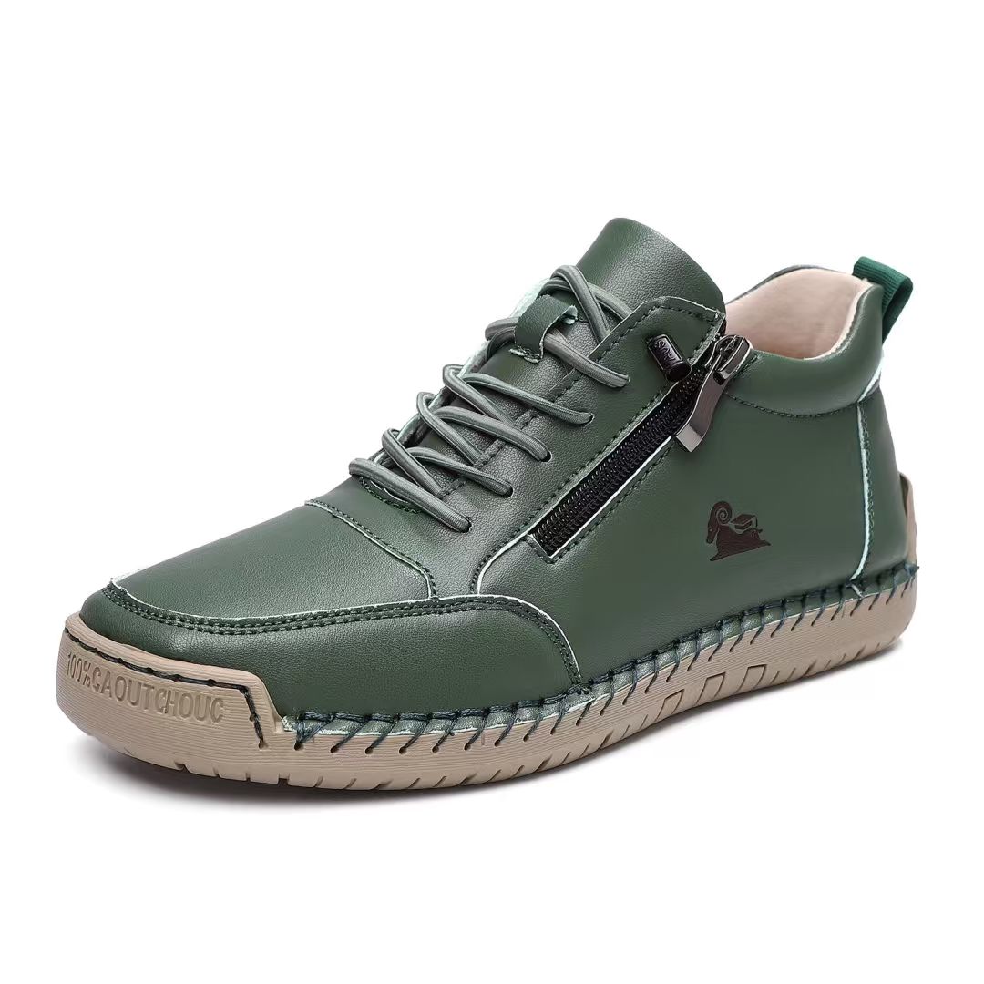 ⏰Last day: 50% off!🔥 Unisex orthopedic calfskin leather shoes👞 Durable, non-slip | Waterproof | Arch support | Pain relief