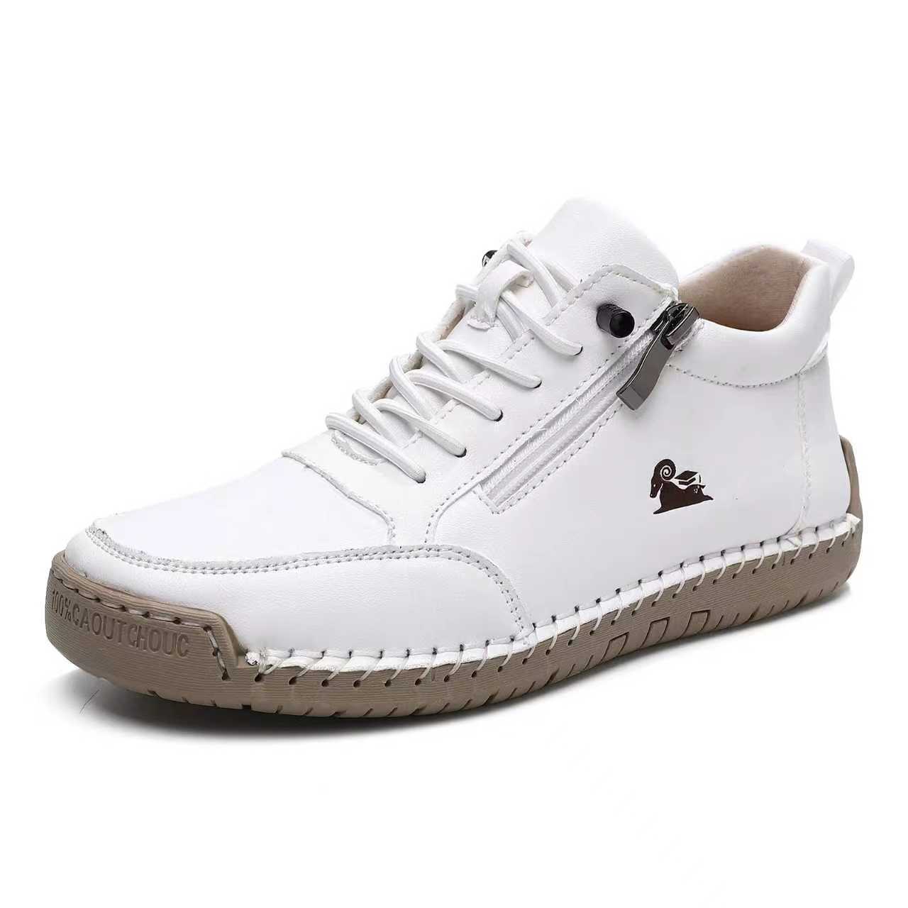 ⏰Last day: 50% off!🔥 Unisex orthopedic calfskin leather shoes👞 Durable, non-slip | Waterproof | Arch support | Pain relief