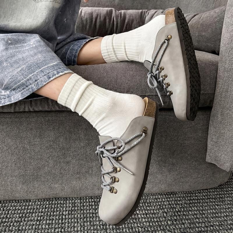 KVONE Unisex PVC Mules-Clogs - Casual, Minimalist Round Toe Footwear with Starry Reflective Shoelaces, Arch Support Insoles, Wide Fit, Cuban Heel, All-Season Comfort for Parties, Slip On, Ankle, Street, Plain, Reflective Laces, Walking Wear, Pu Upper, Cas