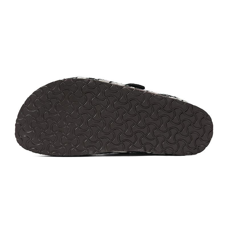 KVONE-Unisex High-Qualit Comfortable Net fabric Clogs with Adjustable Strap,arch support flat buckle Mules,resistant work Clogs,House toe shoes,square toe flat Slippers,footbed home clog slipper.