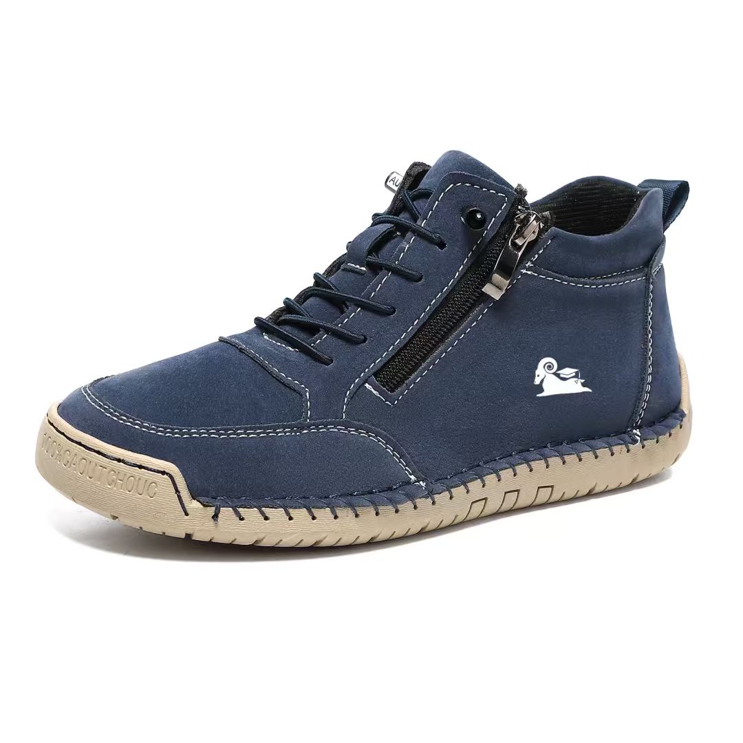 ⏰Last day: 50% off!🔥 Unisex orthopedic calfskin leather shoes👞 Durable, non-slip | Waterproof | Arch support | Pain relief