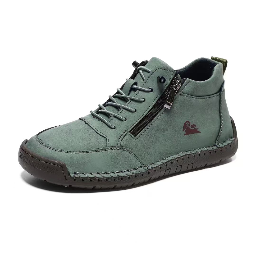 ⏰Last day: 50% off!🔥 Unisex orthopedic calfskin leather shoes👞 Durable, non-slip | Waterproof | Arch support | Pain relief