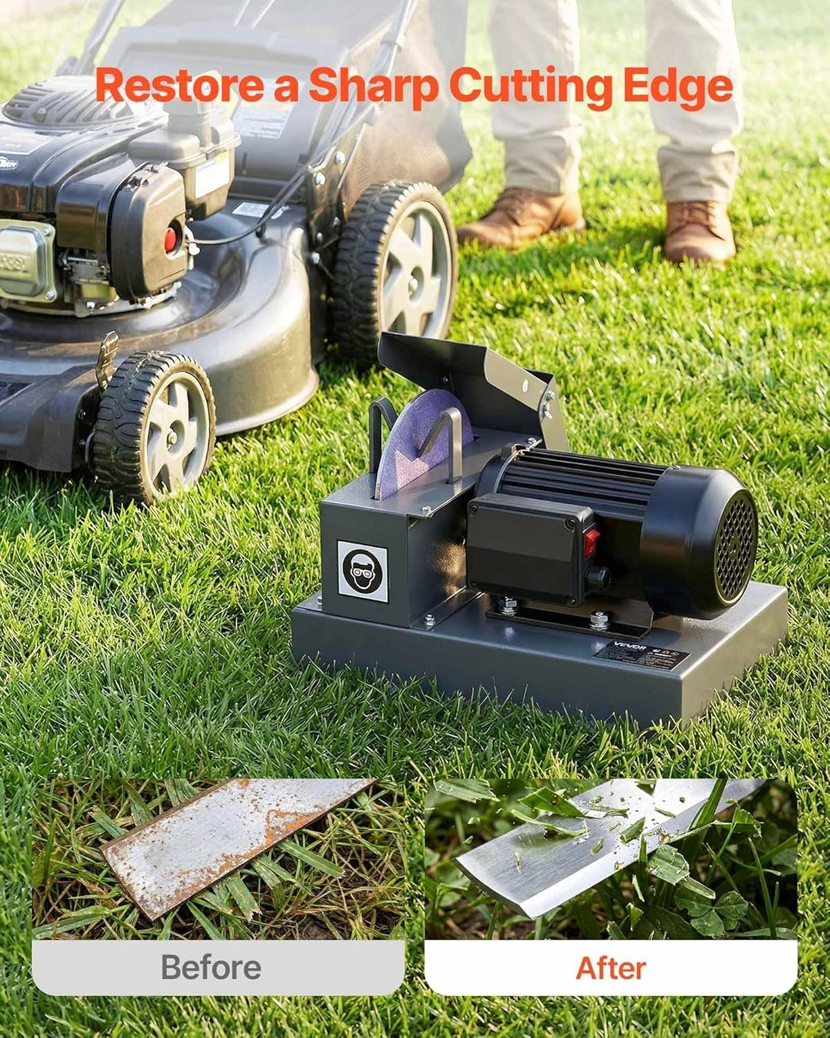 🔥💪 Today's Special Offer ⚙️🔪VEVOR Lawn Mower Blade Sharpener