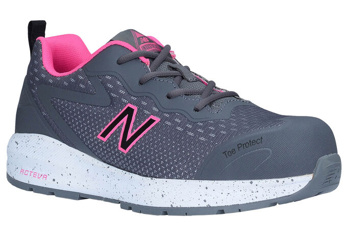 New Balance Logic S1 PL női munkacipő, szürke/rózsaszín