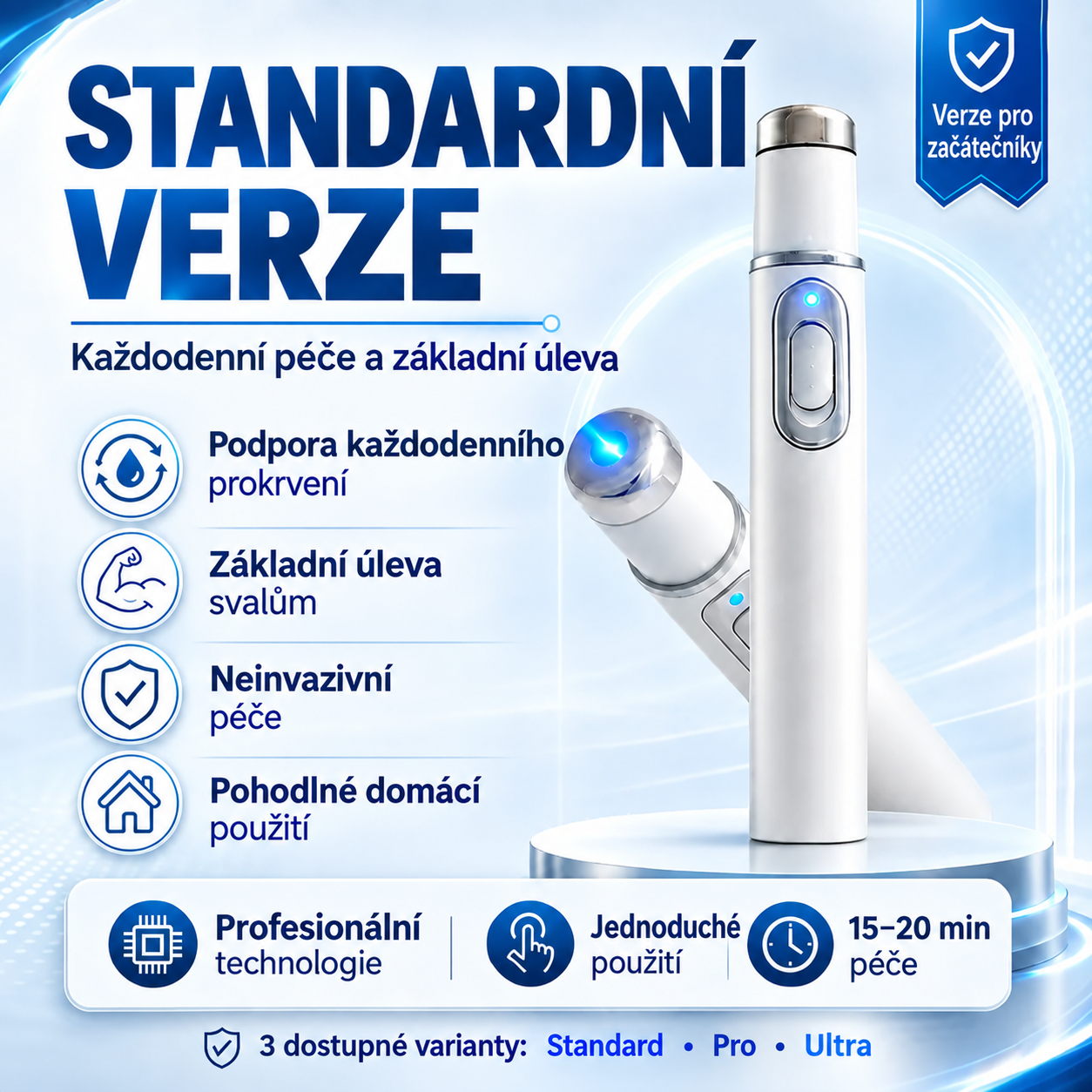 💙 Pokročilá terapie akustickými rázovými vlnami může pomoci obnovit zdraví tkání penisu, zlepšit pevnost erekce, sexuální výkonnost a mužské sebevědomí, a zároveň zmírnit 💪 bolesti svalů, 🦴 ztuhlost kloubů a 🦵 potíže způsobené problémy se šlachami.
