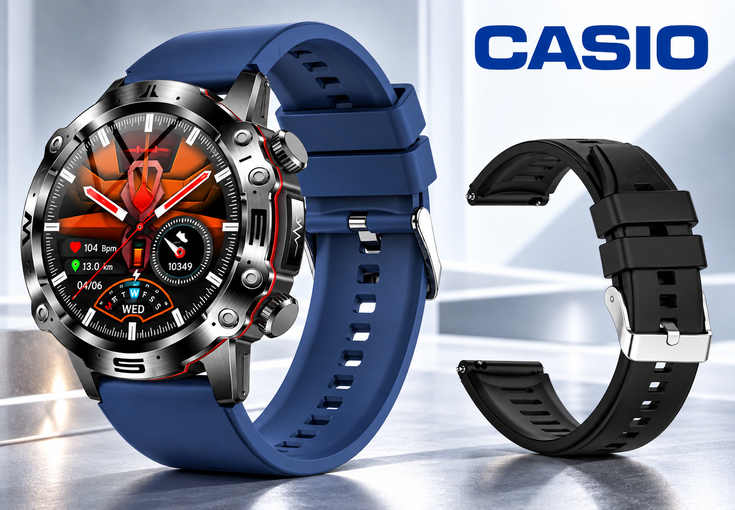 💫 Chytré hodinky CASIO AI z roku 2026 – Doma, v práci nebo na cestách, vždy po vašem boku ⏱️