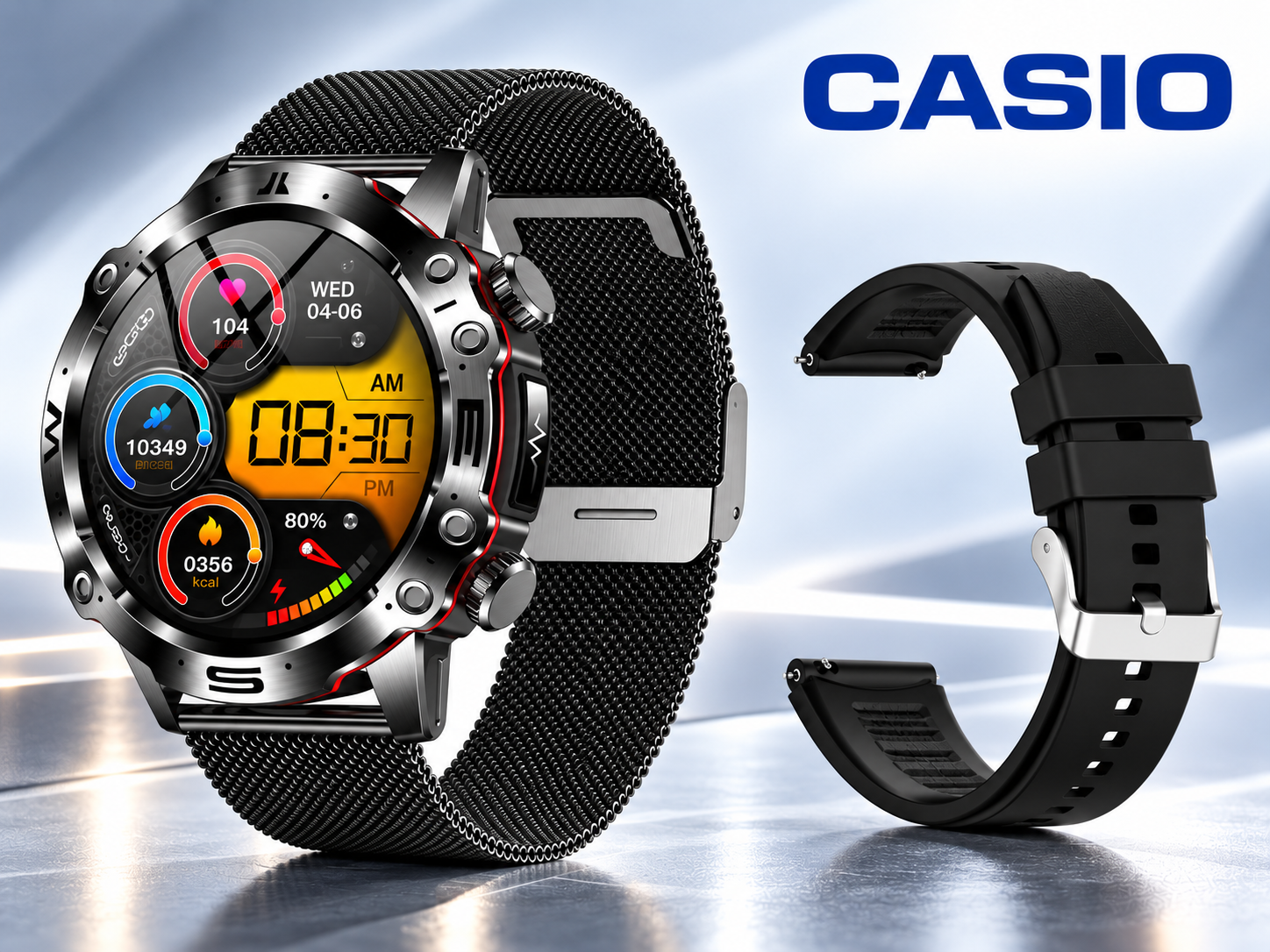 💫 Chytré hodinky CASIO AI z roku 2026 – Doma, v práci nebo na cestách, vždy po vašem boku ⏱️