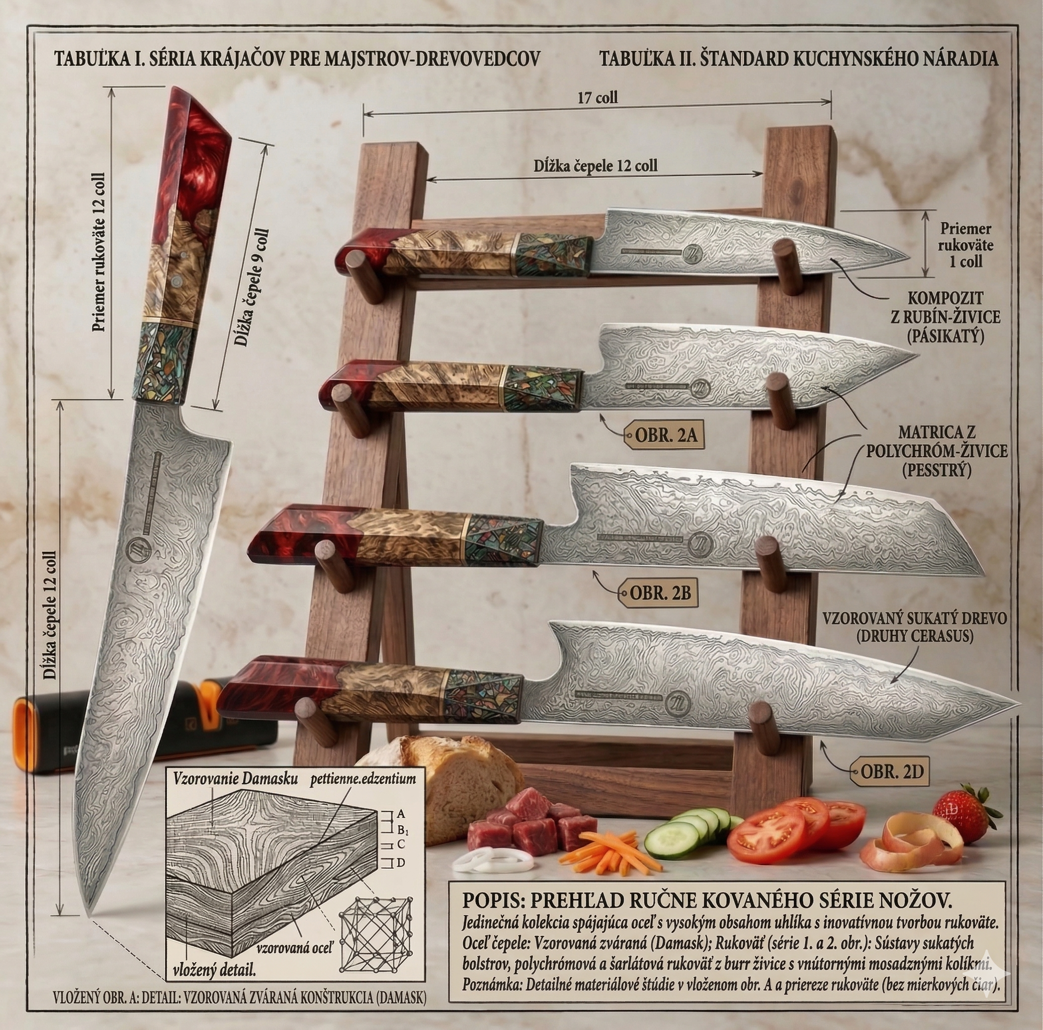 Limitovaná edícia súpravy nožov Damascus Chef KASUMI™ – Len do vypredania zásob! ⏳