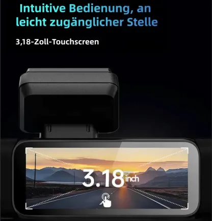 Garmin G980 KI- und sprachgesteuerte Dashcam mit vier Kameras, 360°-Panoramaansicht, 4K Ultra HD-Nachtsicht und GPS-Tracking