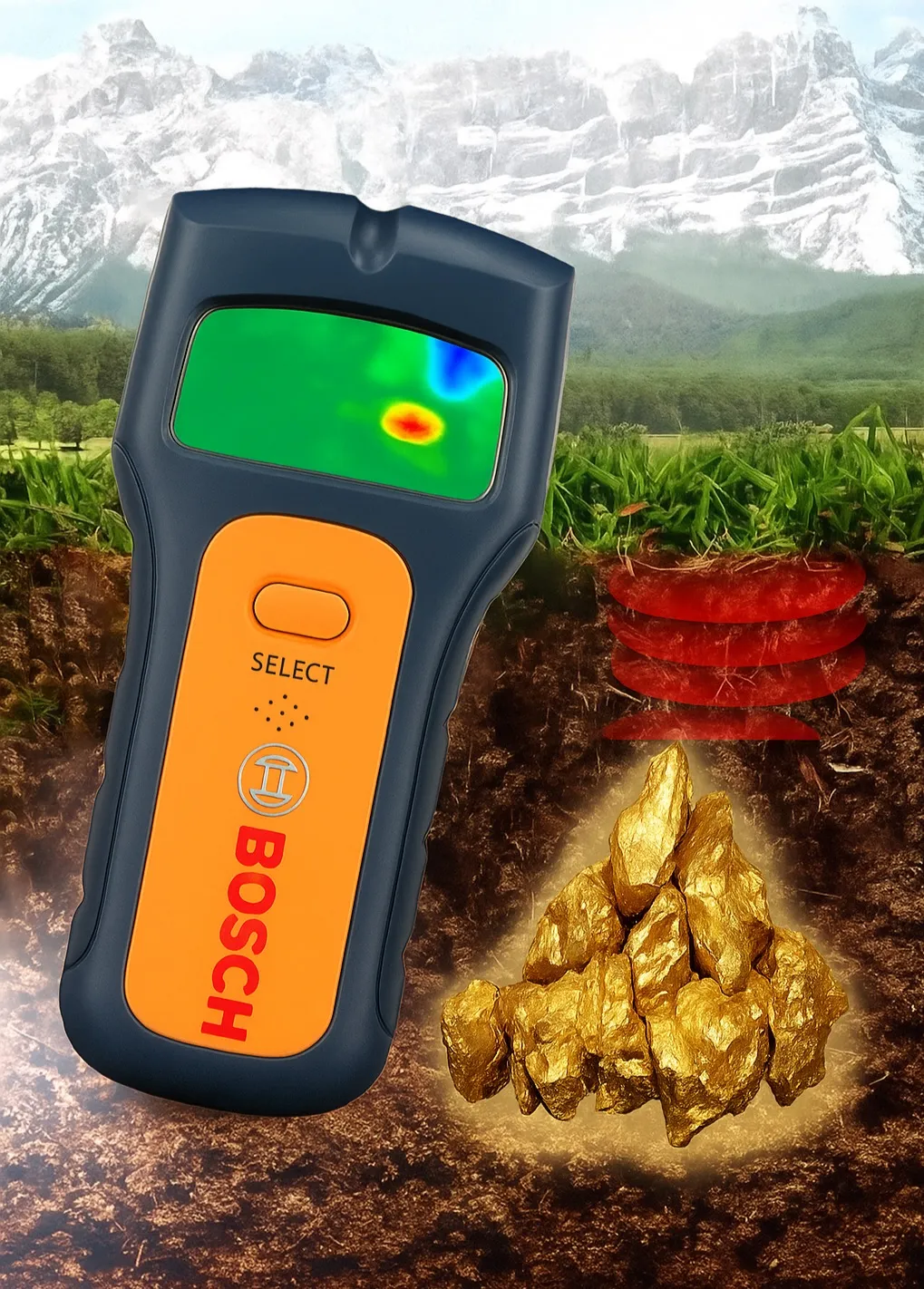 🔍BOSCH Metalldetektoren – Hohe Präzision, einfache Bedienung
