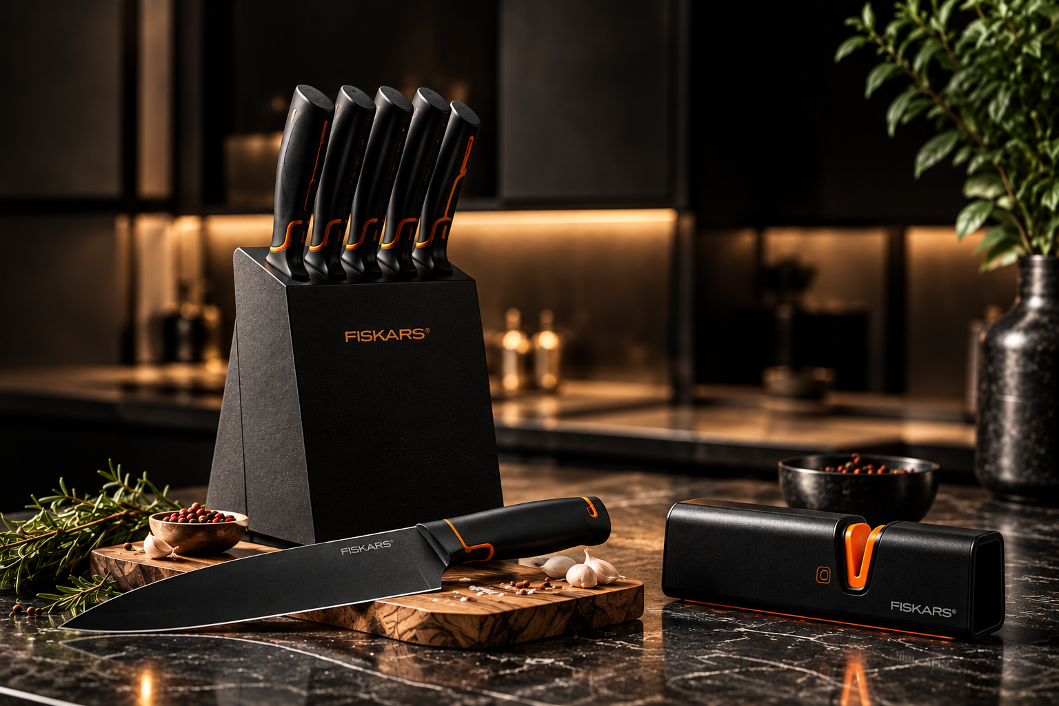 Complete kitchen knife set