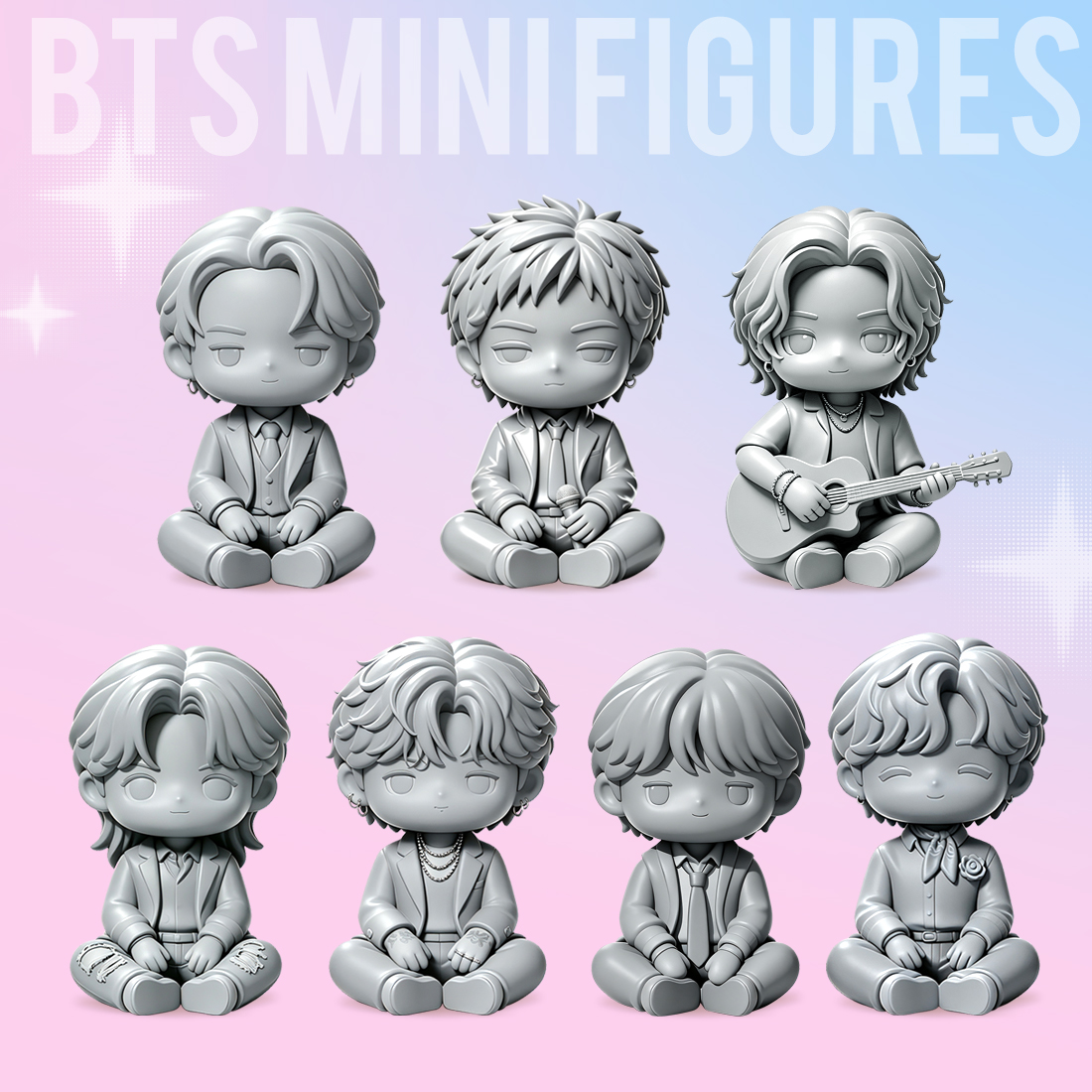 BTS Mini Figures-Min Yoongi