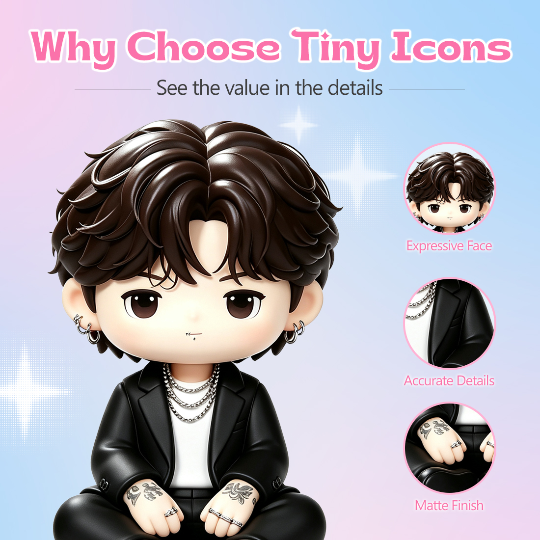 BTS Mini Figures-Jung Kook