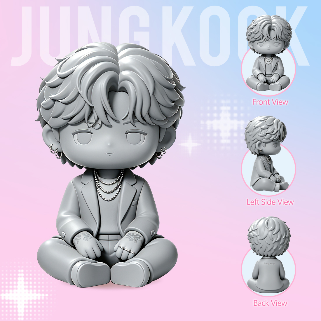 BTS Mini Figures-Jung Kook