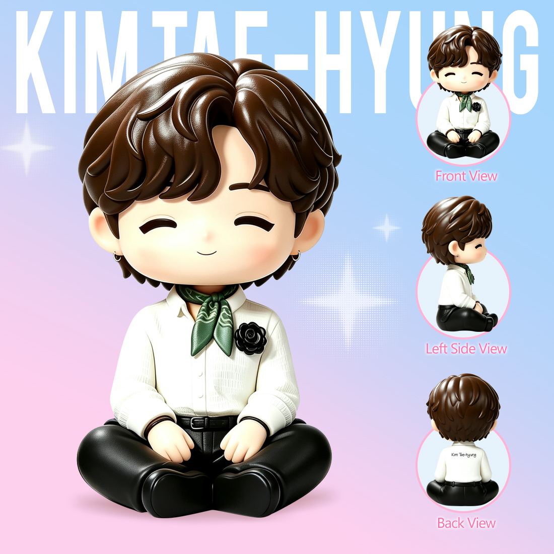 BTS Mini Figures-Kim Tae-hyung