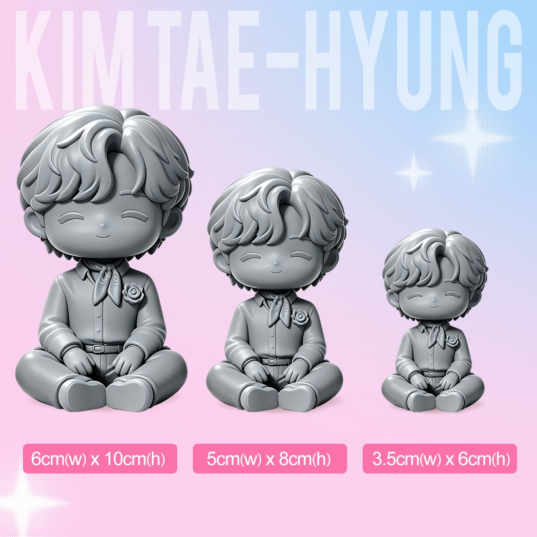 BTS Mini Figures-Kim Tae-hyung